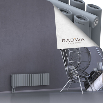 Tano Aluminium Radiator 300x1152 Grey Bottom Left 50mm