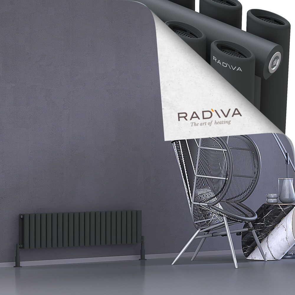 Tano Aluminium Radiator 300x1268 Dark Anthracite - 1