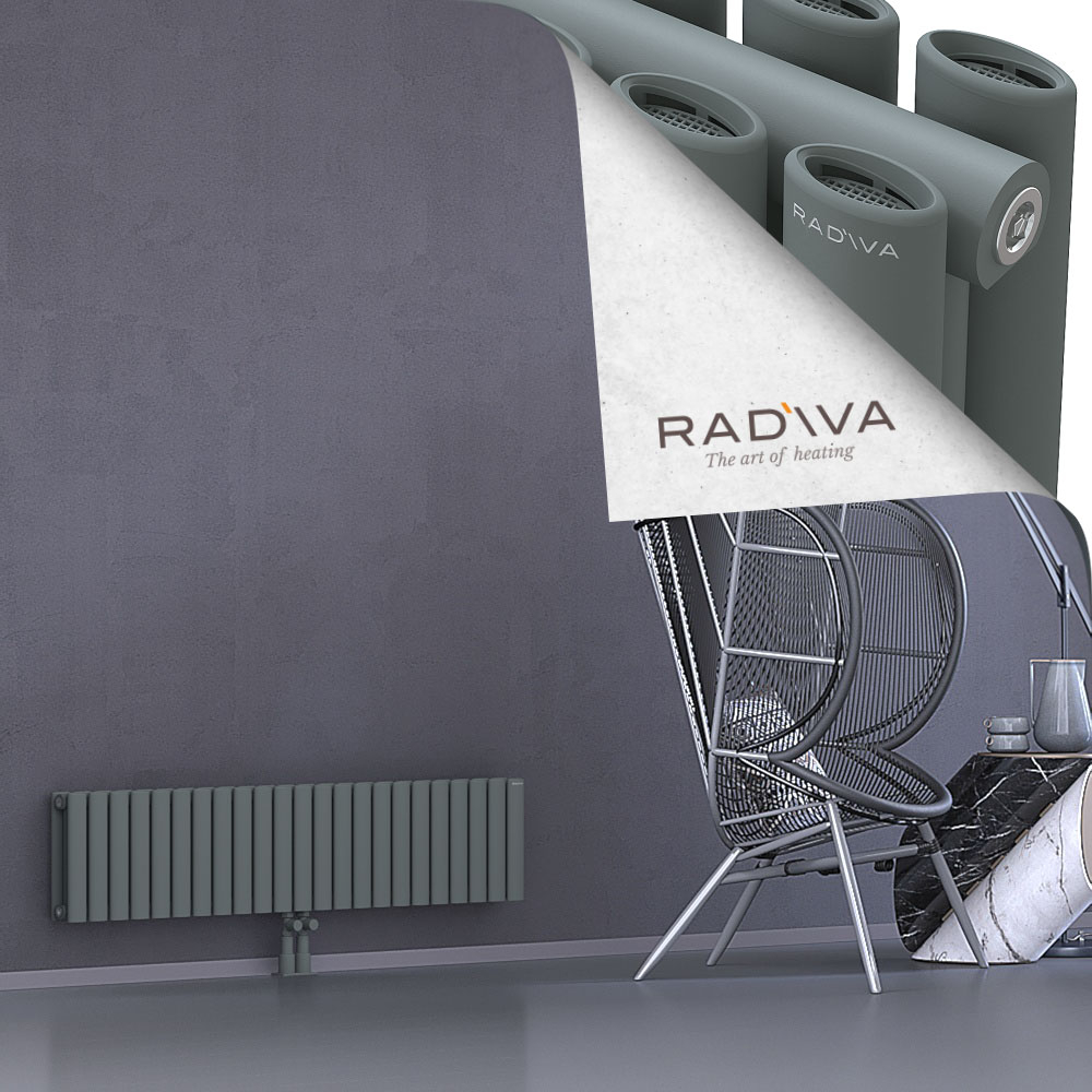 Tano Aluminium Radiator 300x1326 Anthracite - 2