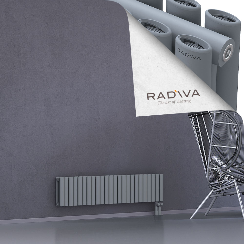 Tano Aluminium Radiator 300x1384 Grey - 3