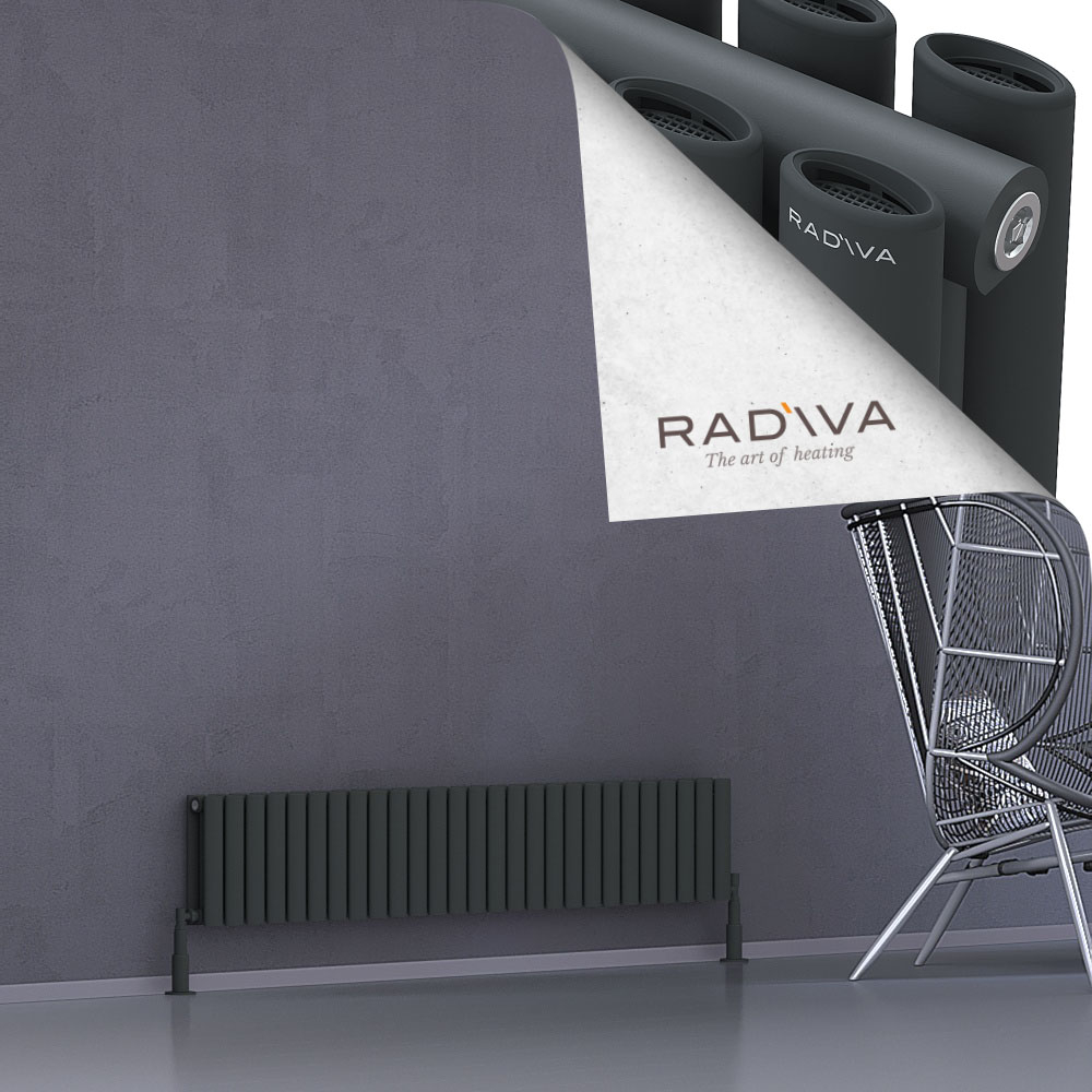 Tano Aluminium Radiator 300x1558 Dark Anthracite - 1