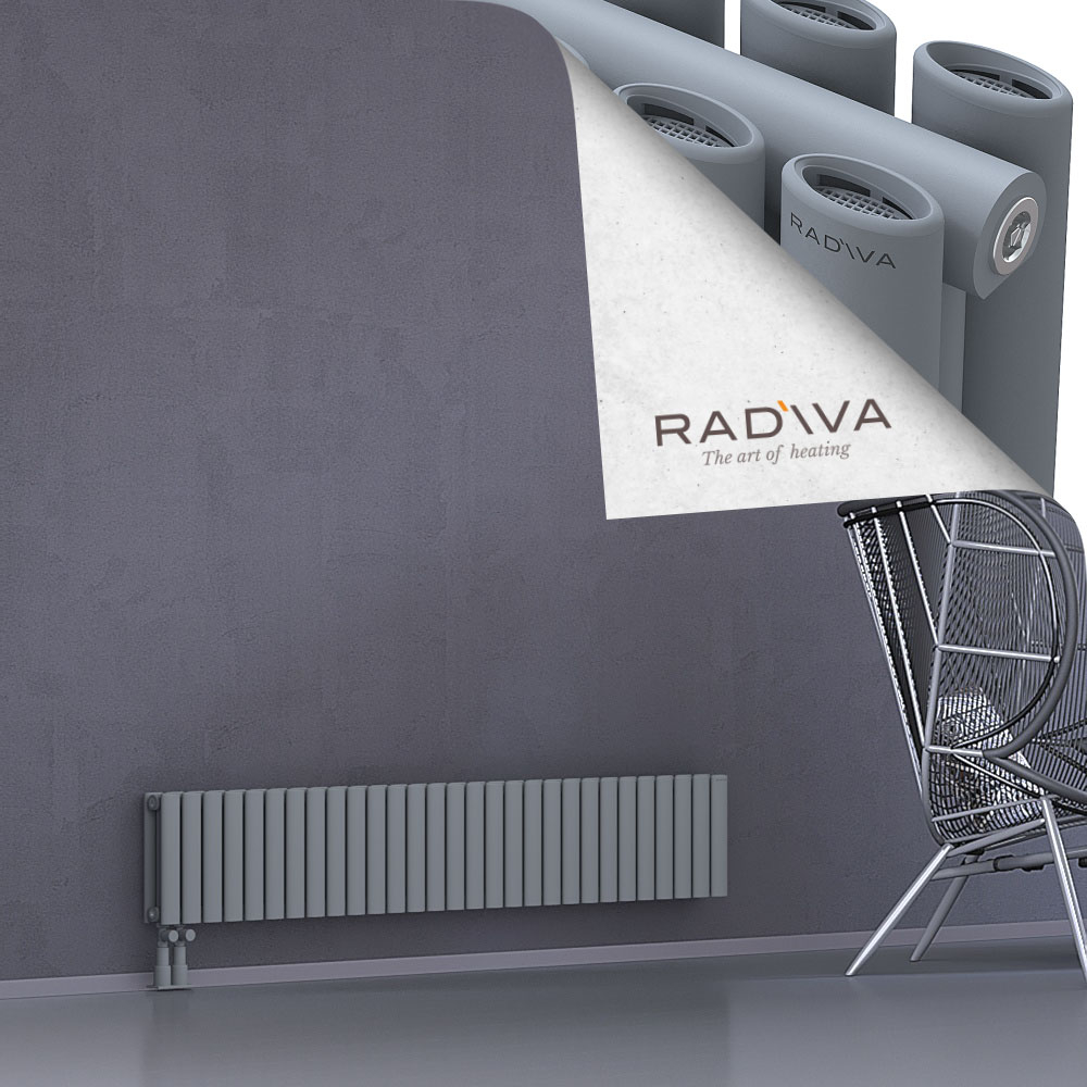 Tano Aluminium Radiator 300x1674 Grey - 4