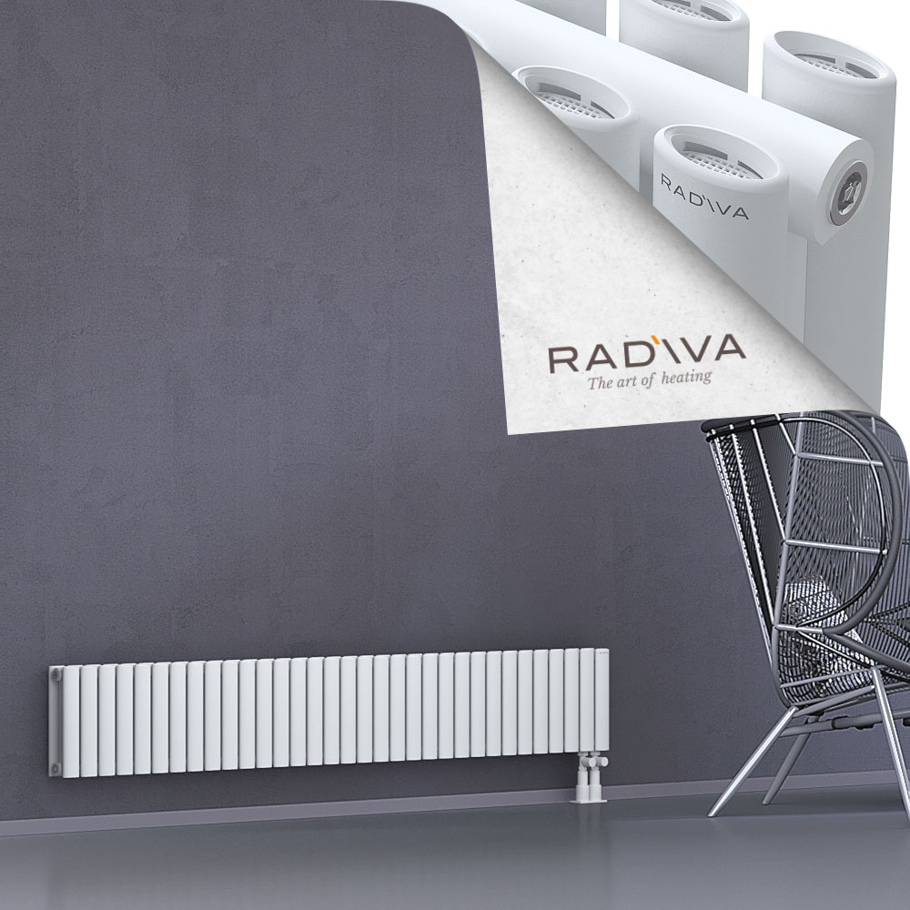 Tano Aluminium Radiator 300x1906 White - 3