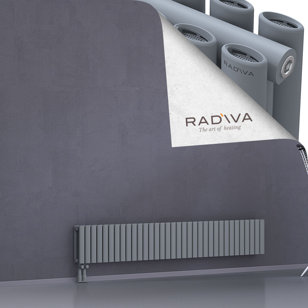 Tano Aluminium Radiator 300x1964 Grey - 4