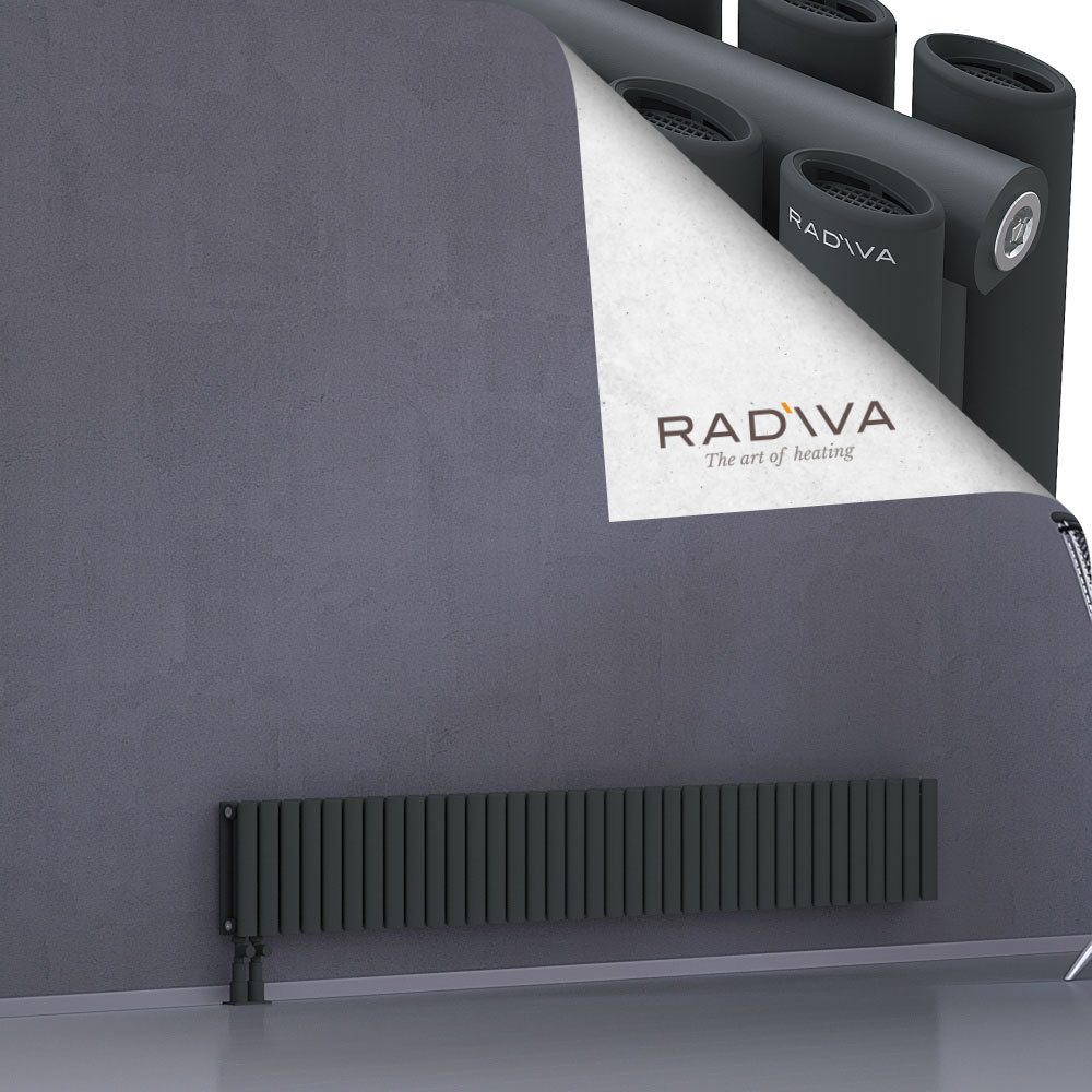 Tano Aluminium Radiator 300x2080 Dark Anthracite - 4