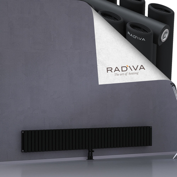 Tano Aluminium Radiator 300x2312 Black Bottom Middle 50mm