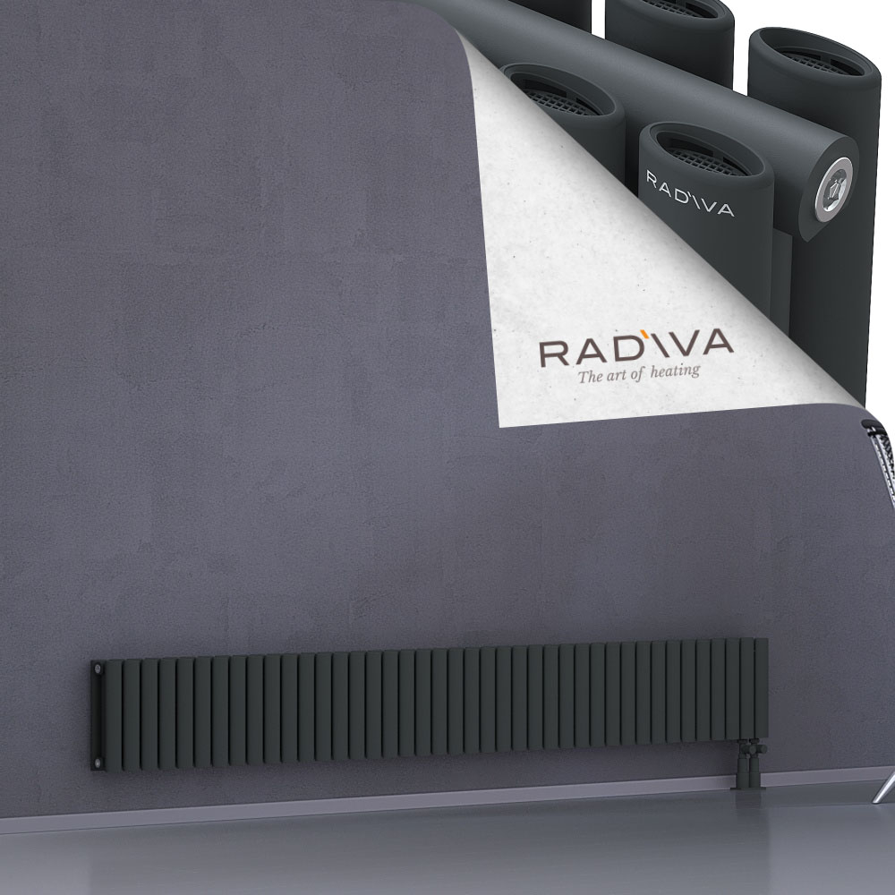 Tano Aluminium Radiator 300x2370 Dark Anthracite - 3