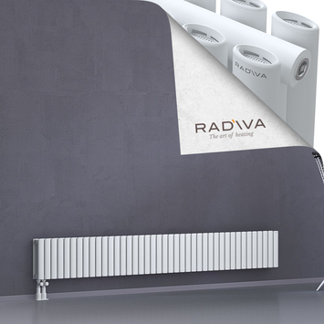 Tano Aluminium Radiator 300x2370 White Bottom Left 50mm