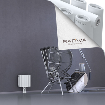 Tano Aluminium Radiator 300x340 White Bottom Middle 50mm