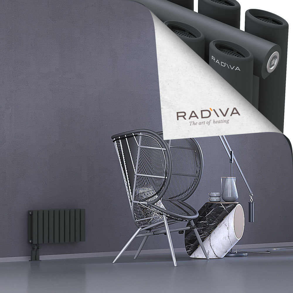 Tano Aluminium Radiator 300x572 Dark Anthracite - 4
