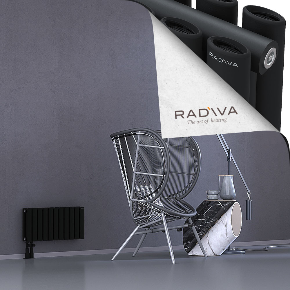 Tano Aluminium Radiator 300x630 Black - 4