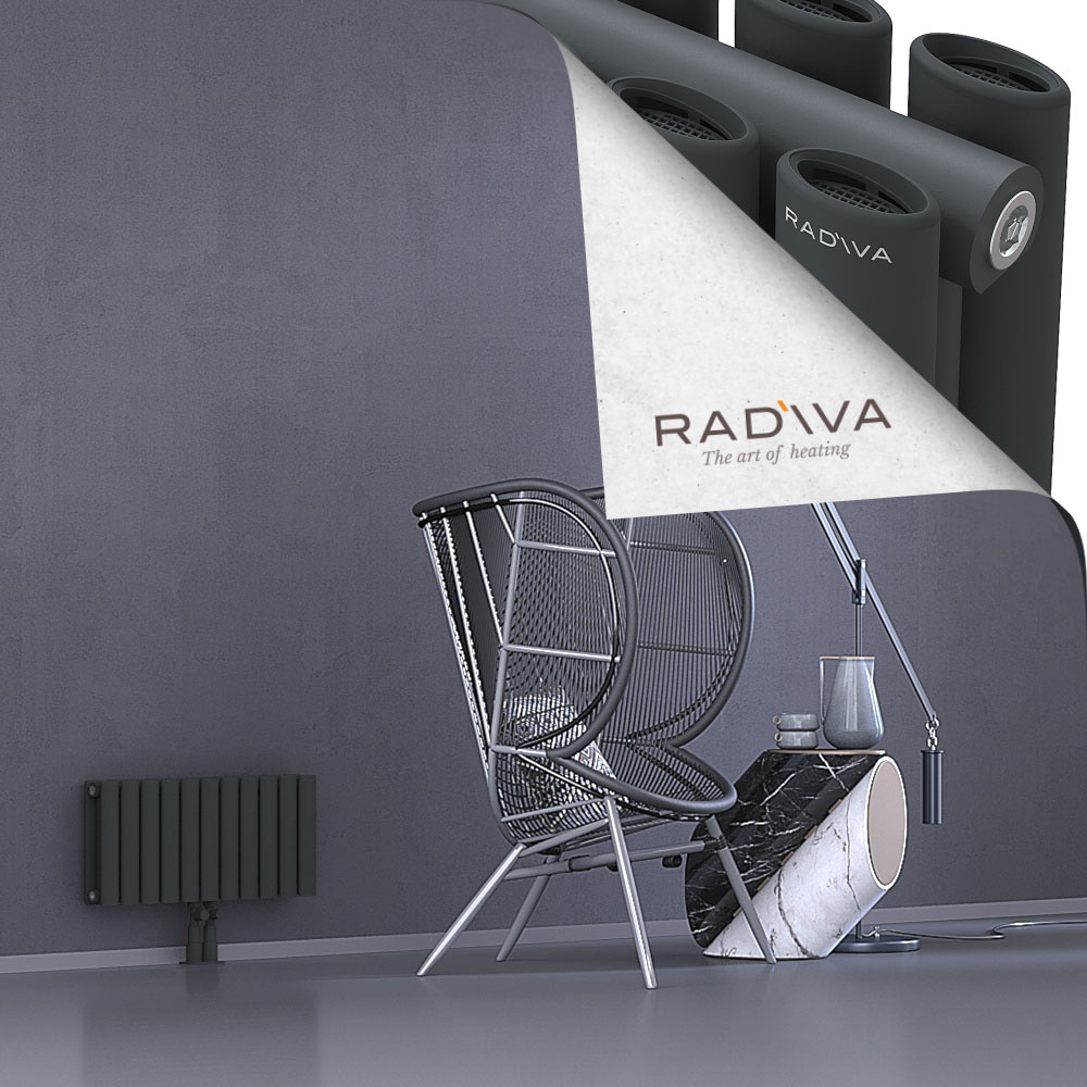 Tano Aluminium Radiator 300x630 Dark Anthracite - 2