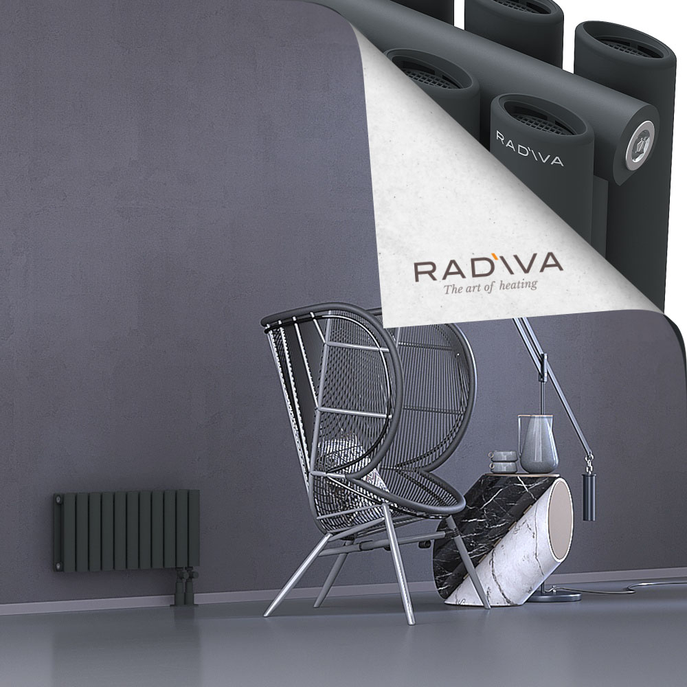 Tano Aluminium Radiator 300x630 Dark Anthracite - 3