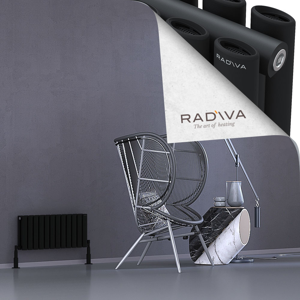 Tano Aluminium Radiator 300x688 Black - 1