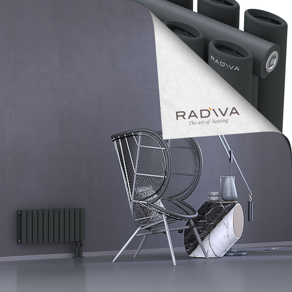 Tano Aluminium Radiator 300x688 Dark Anthracite - 3