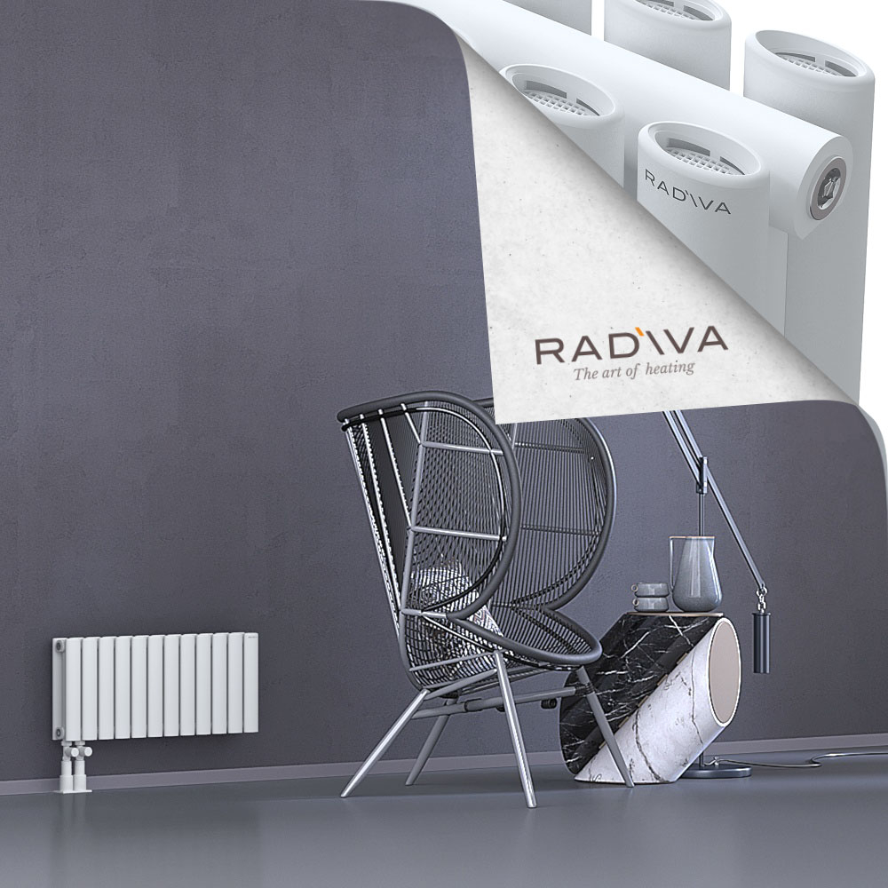 Tano Aluminium Radiator 300x688 White - 4
