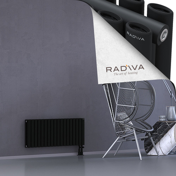 Tano Aluminium Radiator 400x1036 Black Bottom Right 50mm