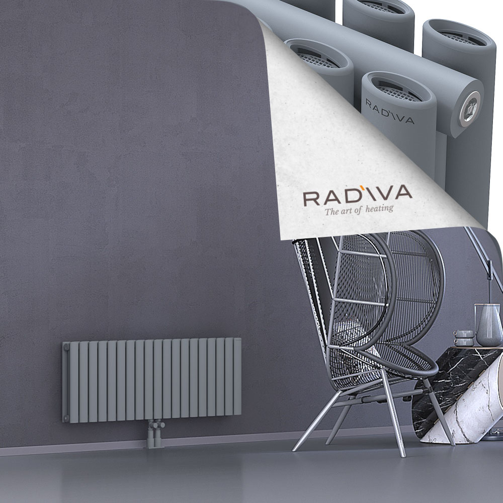 Tano Aluminium Radiator 400x1094 Grey - 2