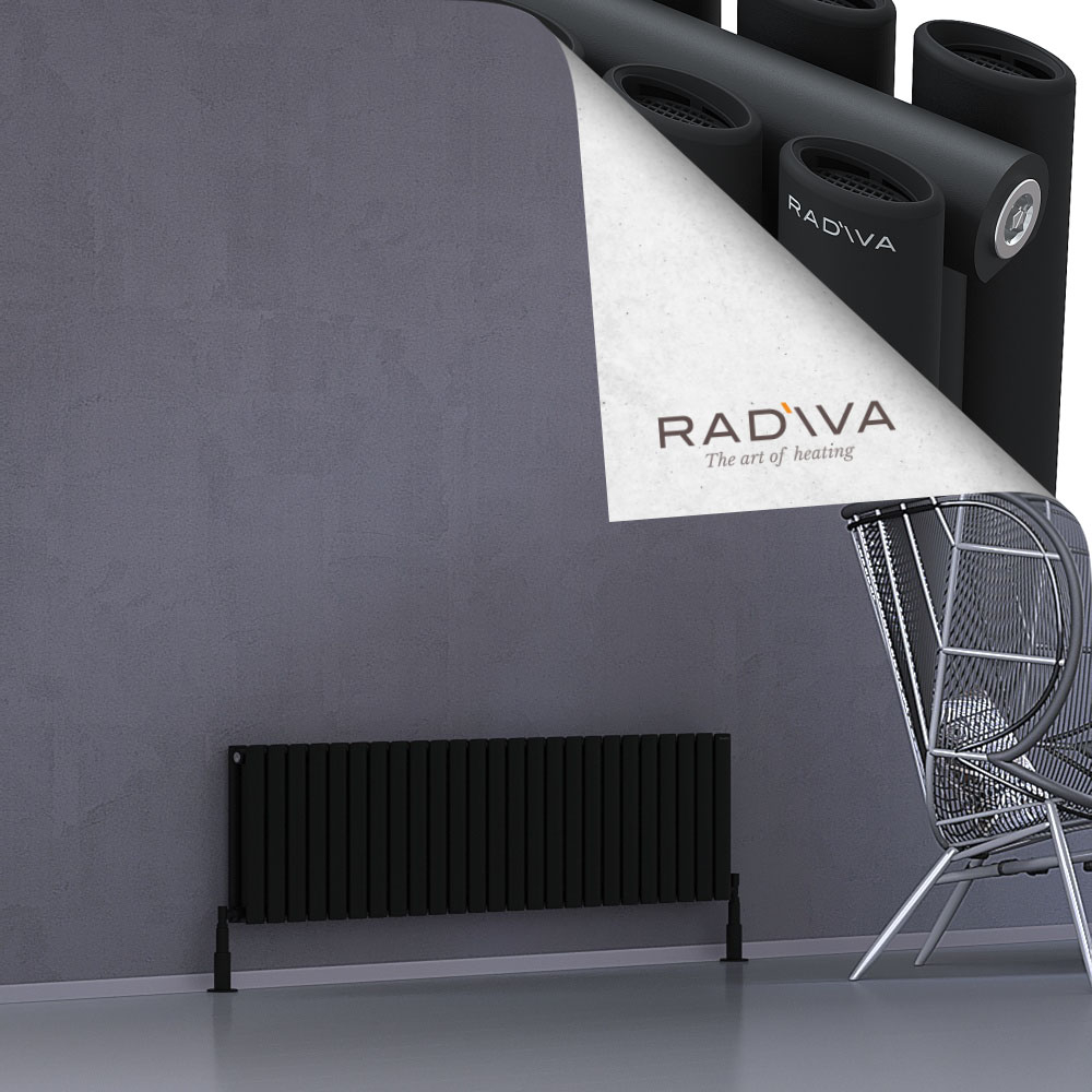 Tano Aluminium Radiator 400x1442 Black - 1
