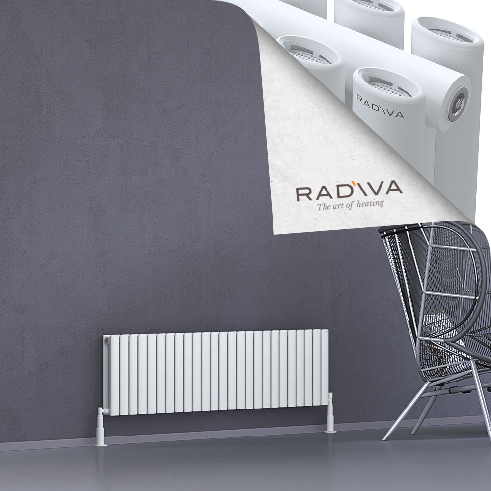 Tano Aluminium Radiator 400x1442 White - 1