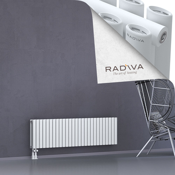 Tano Aluminium Radiator 400x1558 White Bottom Left 50mm