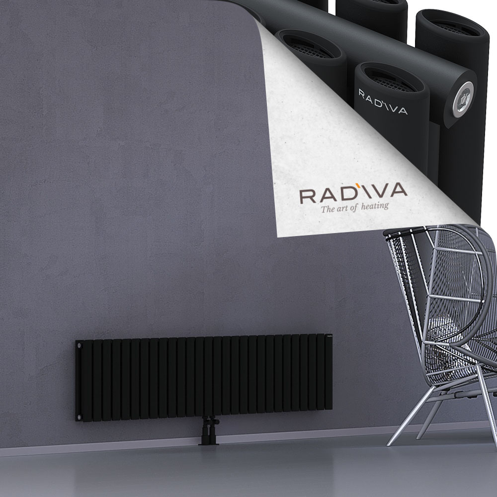 Tano Aluminium Radiator 400x1616 Black - 2