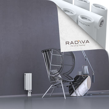 Tano Aluminium Radiator 400x166 White Bottom Right 50mm