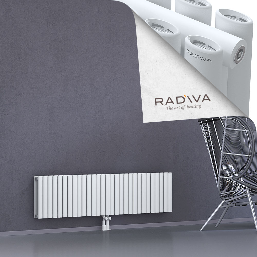 Tano Aluminium Radiator 400x1674 White - 2