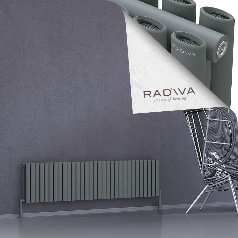 Tano Aluminium Radiator 400x1790 Anthracite - 1