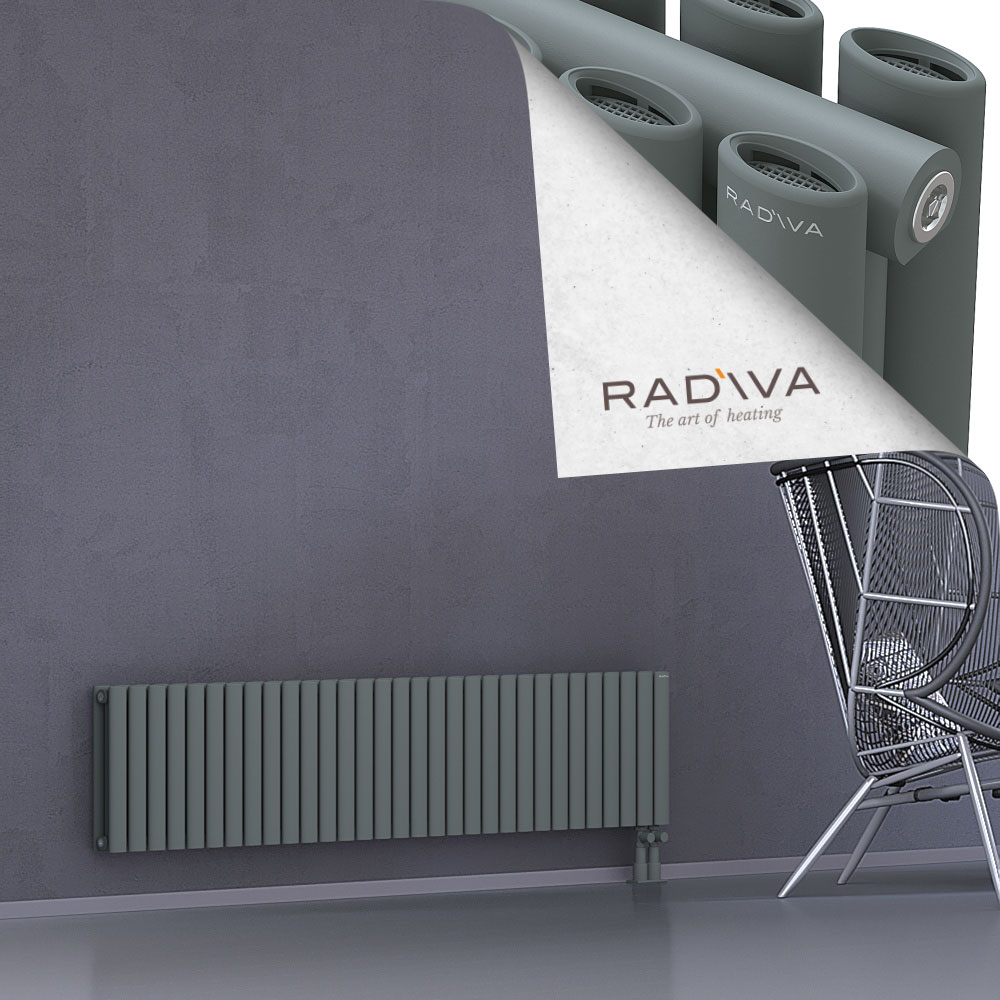Tano Aluminium Radiator 400x1790 Anthracite - 3