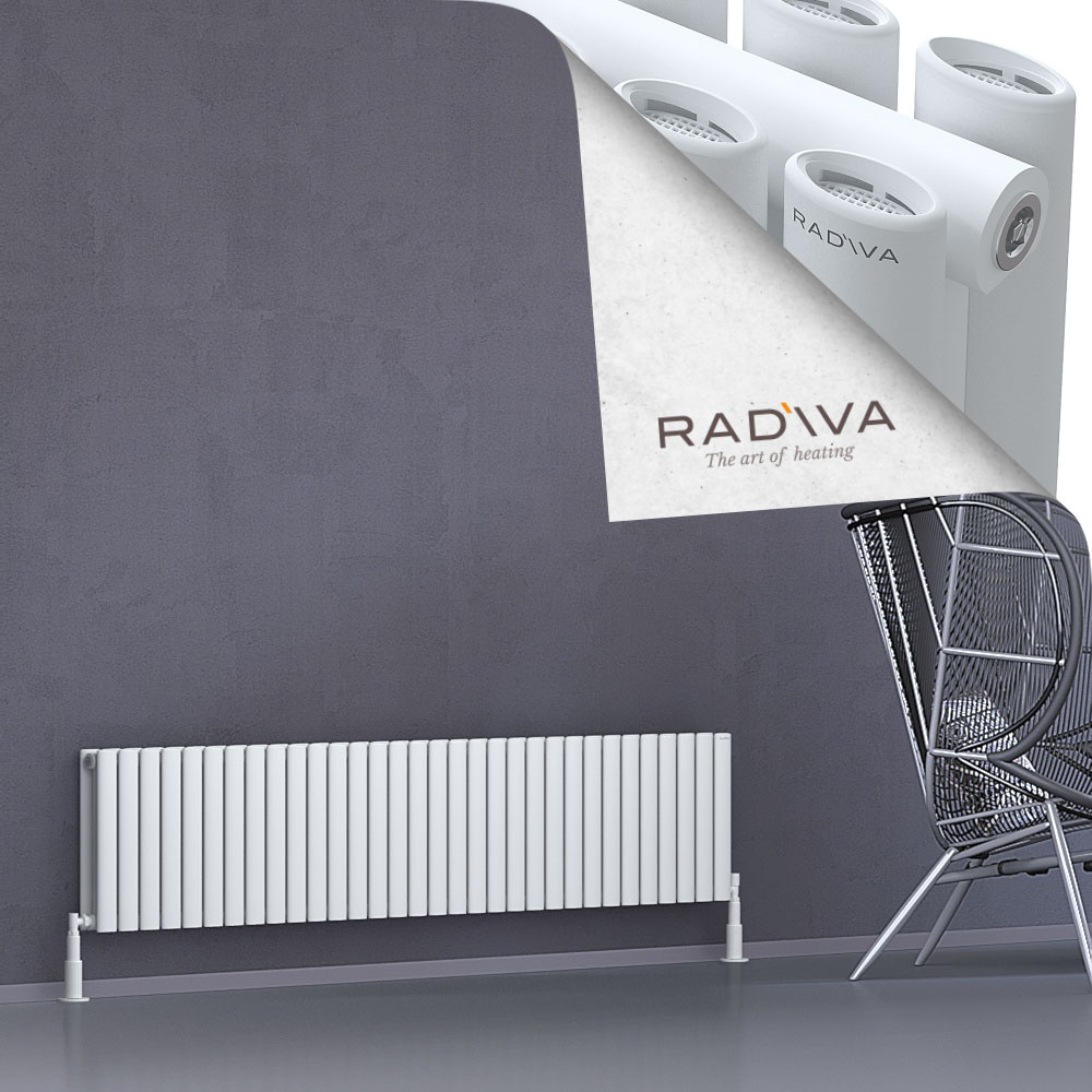 Tano Aluminium Radiator 400x1848 White - 1
