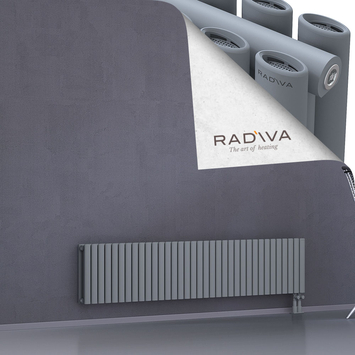 Tano Aluminium Radiator 400x2022 Grey Bottom Right 50mm