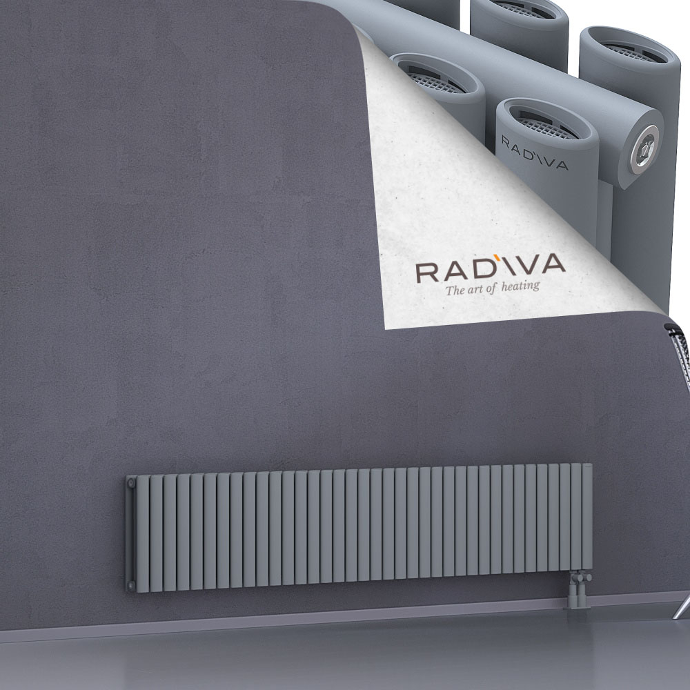 Tano Aluminium Radiator 400x2138 Grey - 3