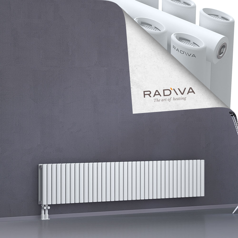 Tano Aluminium Radiator 400x2196 White - 4