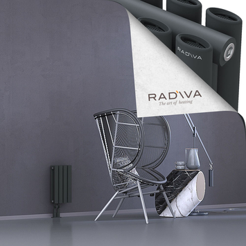 Tano Aluminium Radiator 400x224 Dark Anthracite Bottom Left 50mm