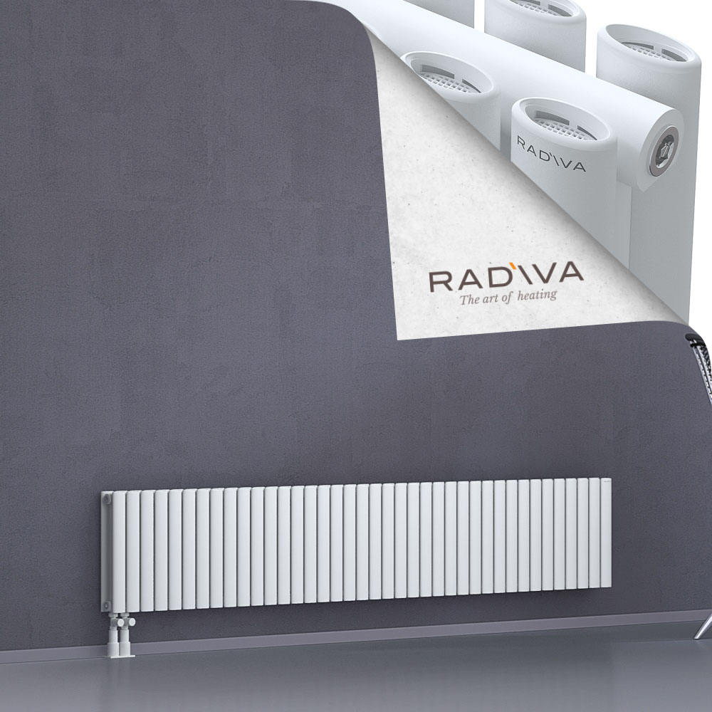 Tano Aluminium Radiator 400x2254 White - 4