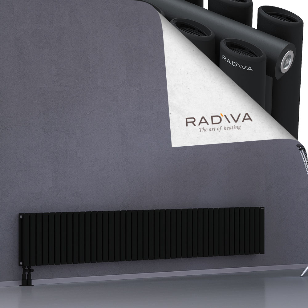 Tano Aluminium Radiator 400x2486 Black - 4