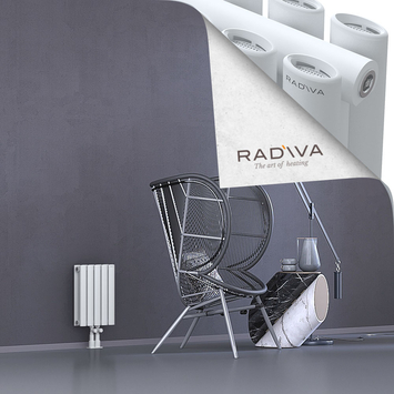 Tano Aluminium Radiator 400x282 White Bottom Middle 50mm