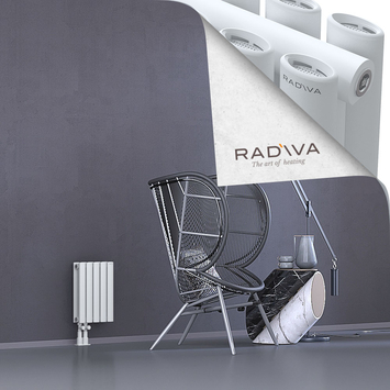 Tano Aluminium Radiator 400x282 White Bottom Left 50mm