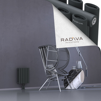 Tano Aluminium Radiator 400x340 Dark Anthracite Bottom Middle 50mm