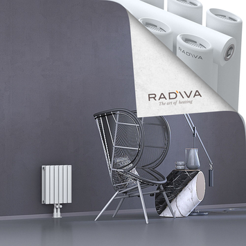 Tano Aluminium Radiator 400x340 White Bottom Middle 50mm