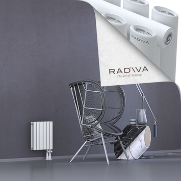 Tano Aluminium Radiator 400x340 White Bottom Right 50mm
