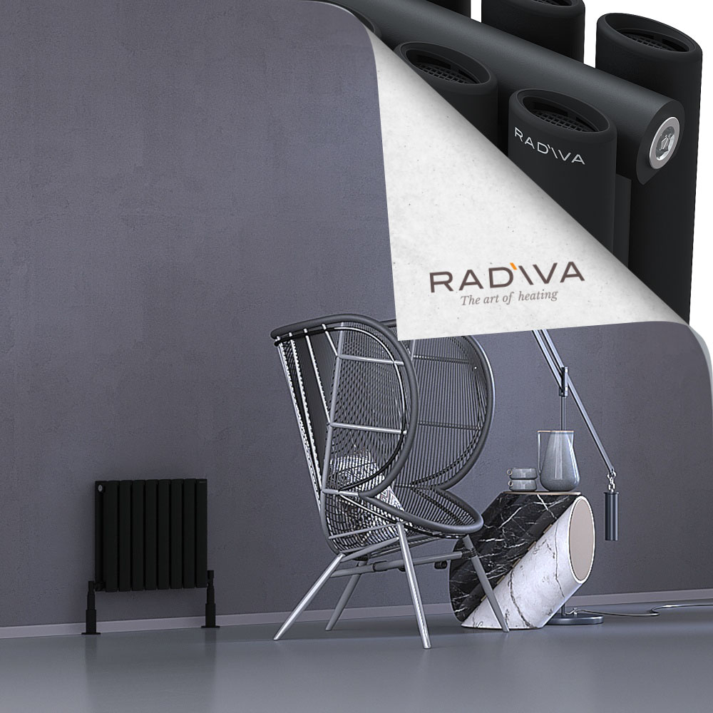 Tano Aluminium Radiator 400x456 Black - 1