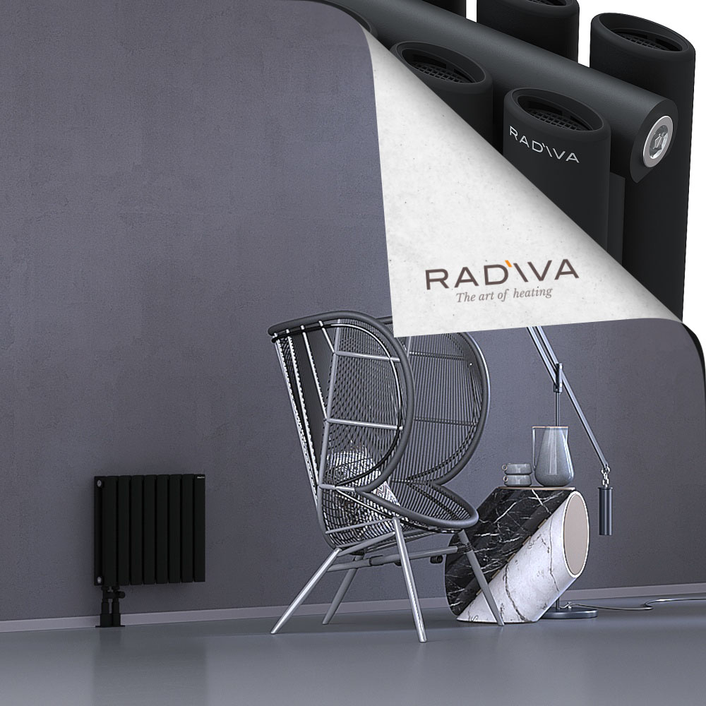 Tano Aluminium Radiator 400x456 Black - 4