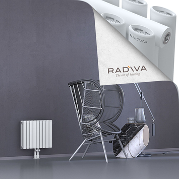 Tano Aluminium Radiator 400x514 White Bottom Middle 50mm