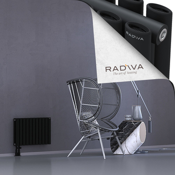 Tano Aluminium Radiator 400x630 Black Bottom Left 50mm