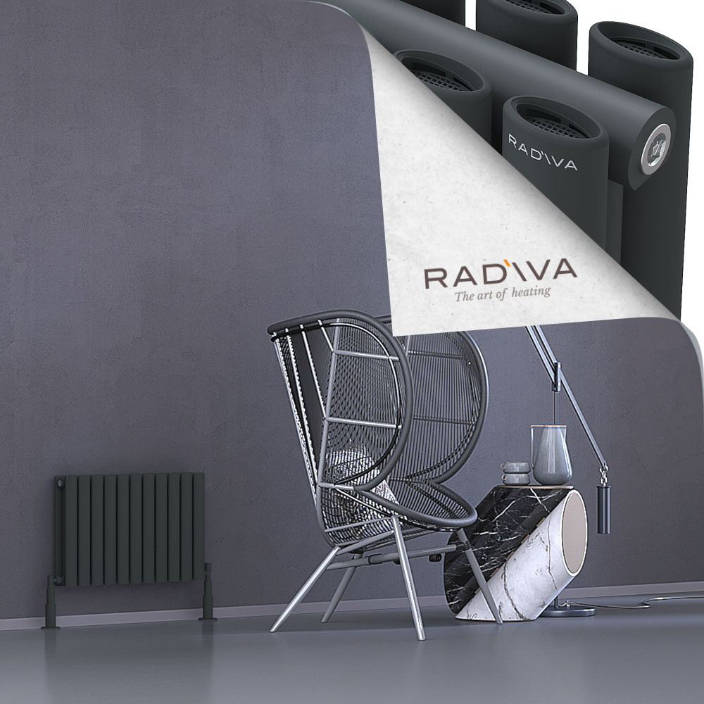 Tano Aluminium Radiator 400x630 Dark Anthracite - 1