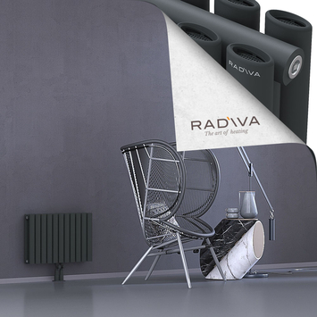 Tano Aluminium Radiator 400x630 Dark Anthracite Bottom Middle 50mm