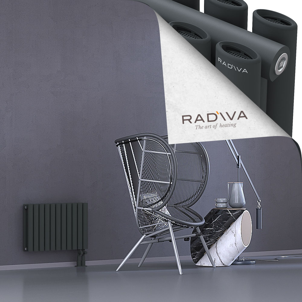 Tano Aluminium Radiator 400x630 Dark Anthracite - 3