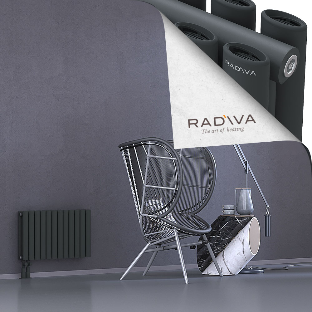 Tano Aluminium Radiator 400x688 Dark Anthracite - 4